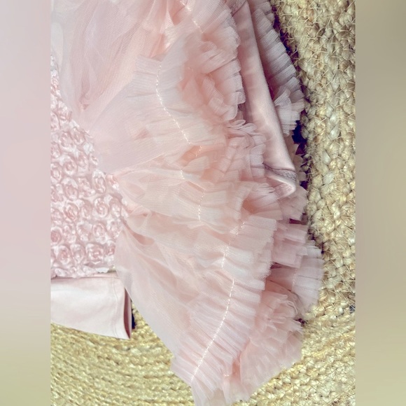 Olivia Rose - Rosette Tutu Dress Size 3/6 months (w/ 2 pairs sockettes) - Picture 3 of 7